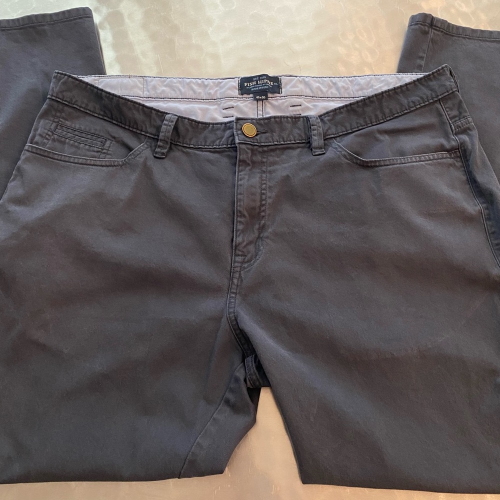 Fish Hippie 5-pocket navy pants Size 40 x 30
